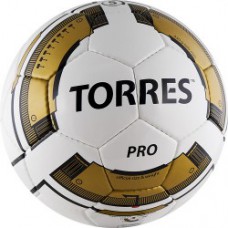 Мяч футбольный TORRES Pro бело-золотисто-черный
